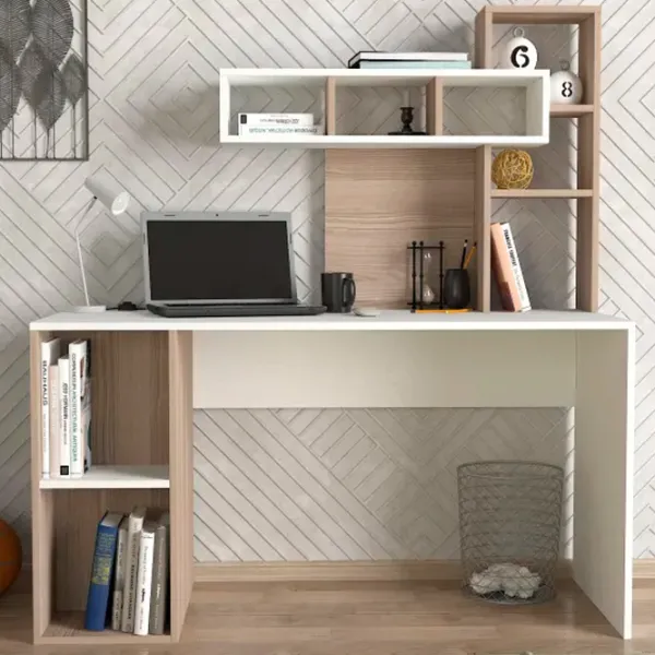 Masă de birou Trendy Coral PAL melaminat/ White photo 3