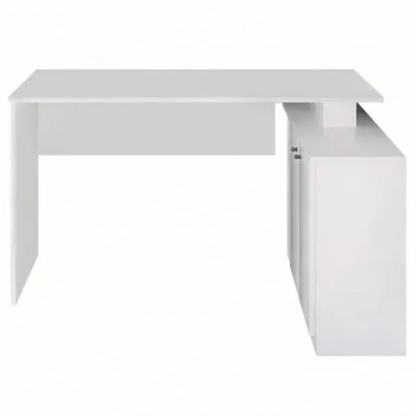 Masă de birou Trendy Basak PAL melaminat/ White photo 1