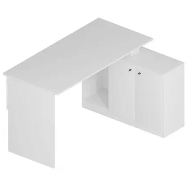 Masă de birou Trendy Basak PAL melaminat/ White photo 6