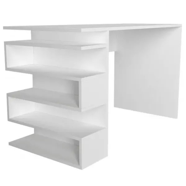 Masă de birou Trendy Snake PAL melaminat/ White photo 2