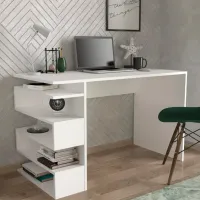 Офисный стол Trendy Snake Меламиновая ДСП/ Белый photo 4