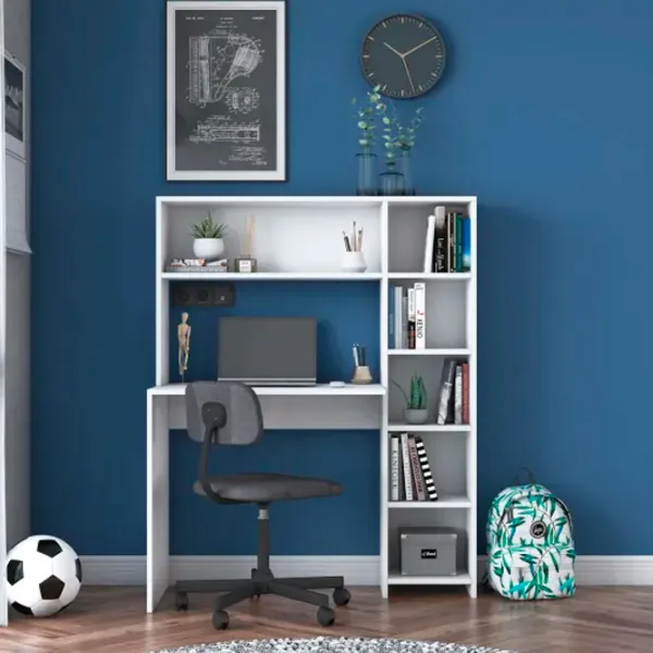 Masă de birou Trendy HA104 PAL melaminat/ White photo 7