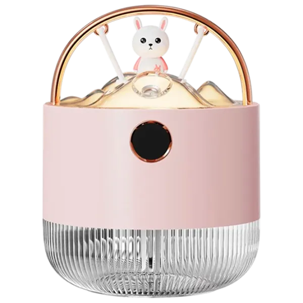 Umidificator de aer Cute Pet D15 - Rabbit Cu aburi/ Pink photo 1