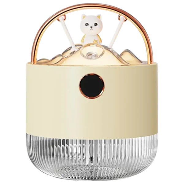 Umidificator de aer Cute Pet D15 - Cat Cu aburi/ Yellow photo 1