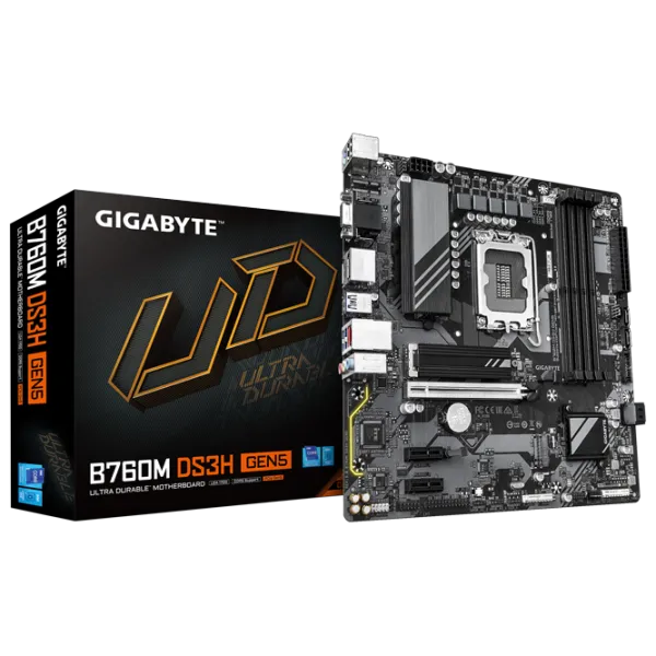 Placă de bază Gigabyte B760M DS3H GEN5 mATX / Intel B760M photo 2