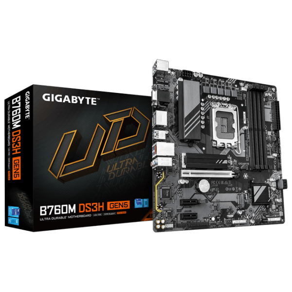 Placă de bază Gigabyte B760M DS3H GEN5 mATX / Intel B760M photo 2