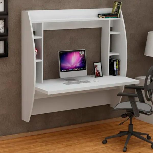 Masă de birou Trendy Buglem PAL/ White photo 2