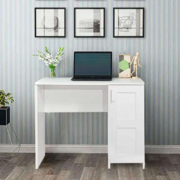 Masă de birou Trendy Mundus PAL melaminat/ White photo 3