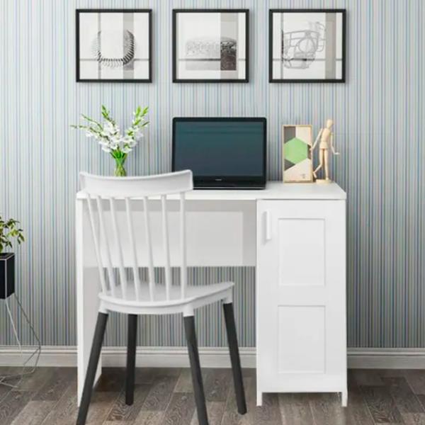 Masă de birou Trendy Mundus PAL melaminat/ White photo 4