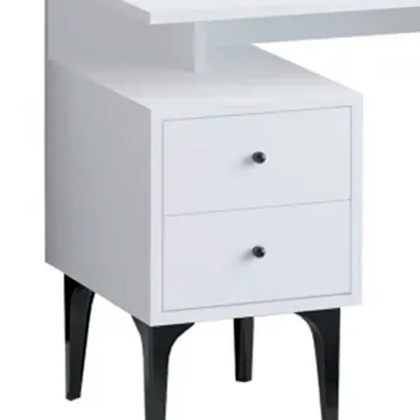 Masă de birou Trendy Dow PAL melaminat/ White photo 2
