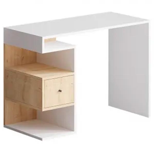 Masă de birou Trendy Tempus PAL melaminat/ White photo 1