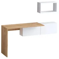 Masă de birou Trendy Tiff PAL melaminat/ White