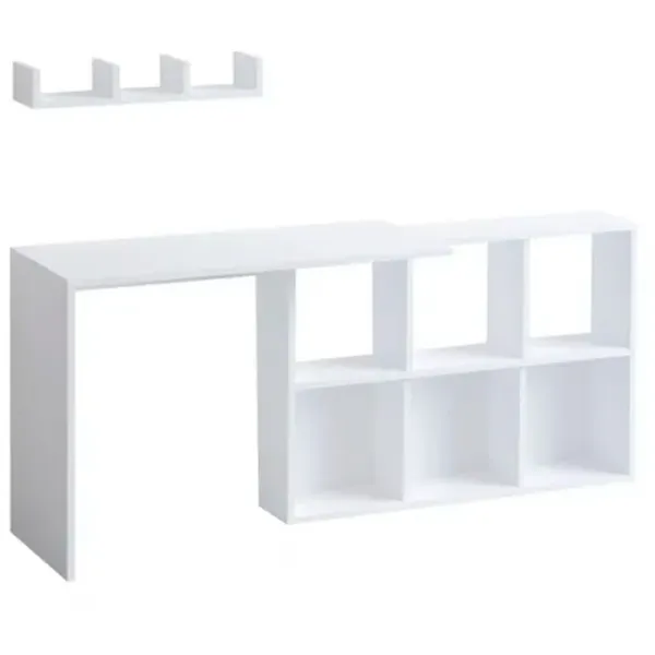 Masă de birou Trendy Jack PAL melaminat/ White photo 2