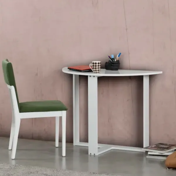 Masă de birou Trendy Middle PAL melaminat/ White photo 4