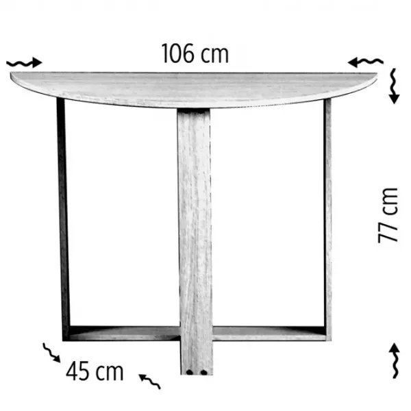 Masă de birou Trendy Middle PAL melaminat/ White photo 6