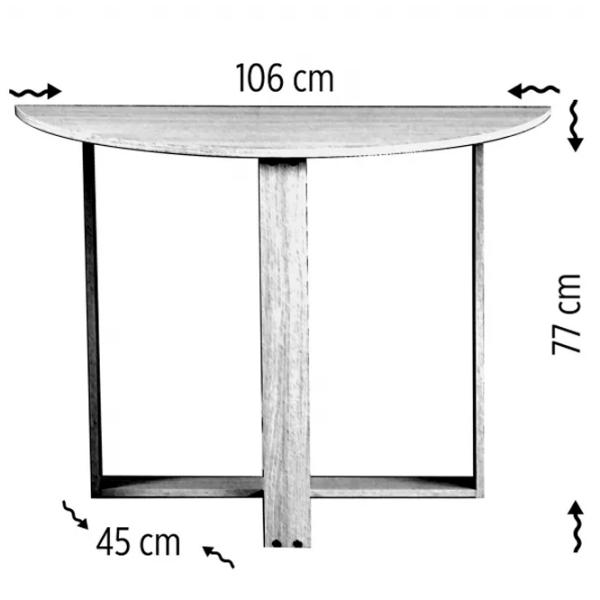 Masă de birou Trendy Middle PAL melaminat/ White photo 6