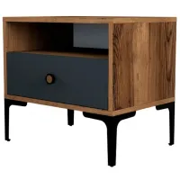 Noptiere Trendy Lizbon 50.8 x 56 x 40 / Metal / Black