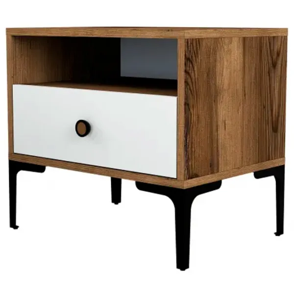 Noptiere Trendy Lizbon 50.8 x 56 x 40 / Metal / Black photo 1