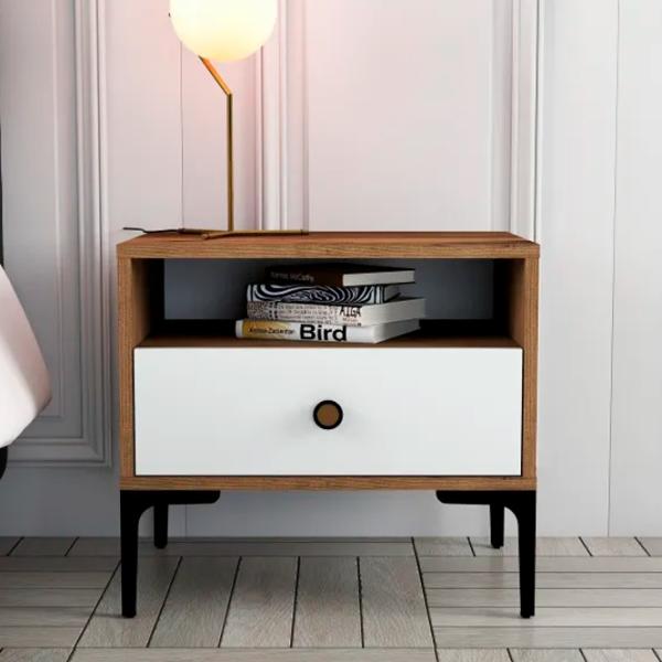 Noptiere Trendy Lizbon 50.8 x 56 x 40 / Metal / Black photo 3