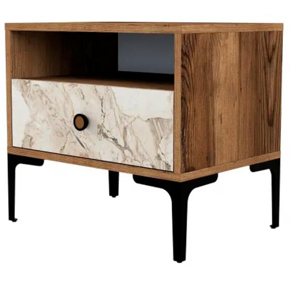 Noptiere Trendy Lizbon 50.8 x 56 x 40 / Metal / Black photo 1