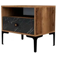 Noptiere Trendy Lizbon 50.8 x 56 x 40 / Metal / Black