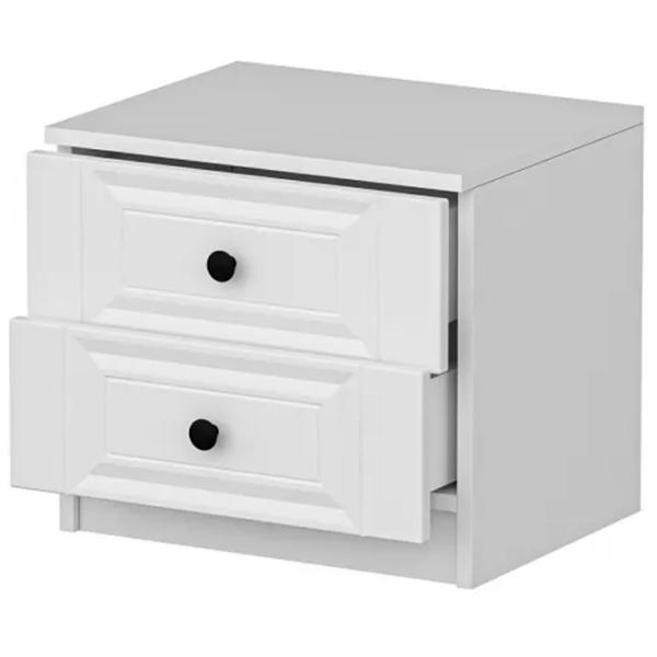 Noptiere Trendy Kale 40 x 54 x 47 / Lemn / White photo 4