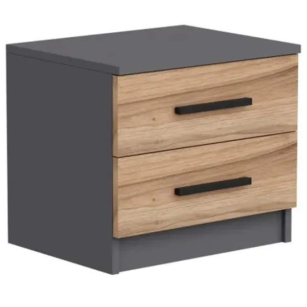 Тумбочки Trendy Kale 40 x 54 x 47см / Дерево / Антрацит photo 1