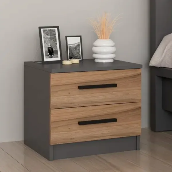 Тумбочки Trendy Kale 40 x 54 x 47см / Дерево / Антрацит photo 5