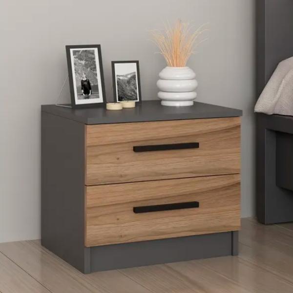 Тумбочки Trendy Kale 40 x 54 x 47см / Дерево / Антрацит photo 5