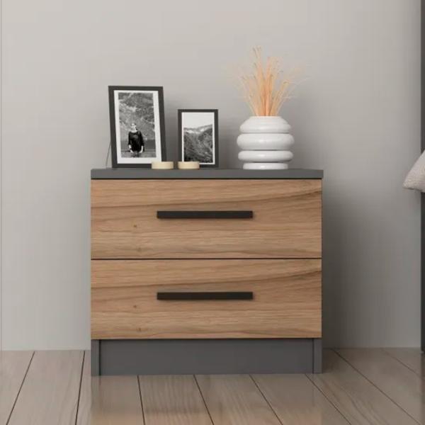 Тумбочки Trendy Kale 40 x 54 x 47см / Дерево / Антрацит photo 6