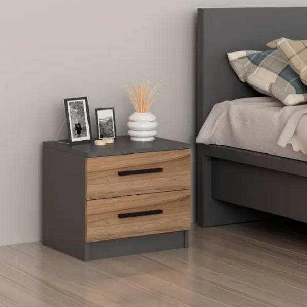 Тумбочки Trendy Kale 40 x 54 x 47см / Дерево / Антрацит photo 7