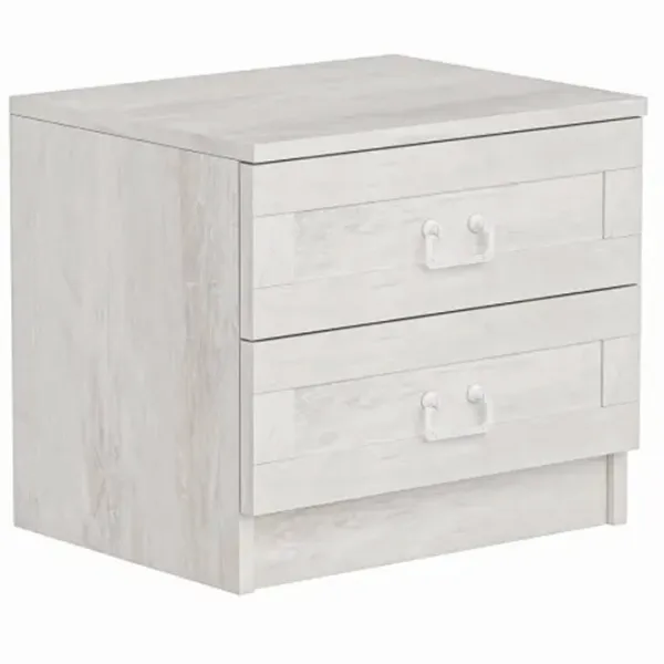 Noptiere Trendy Kale 40 x 54 x 47 / Lemn / White photo 1