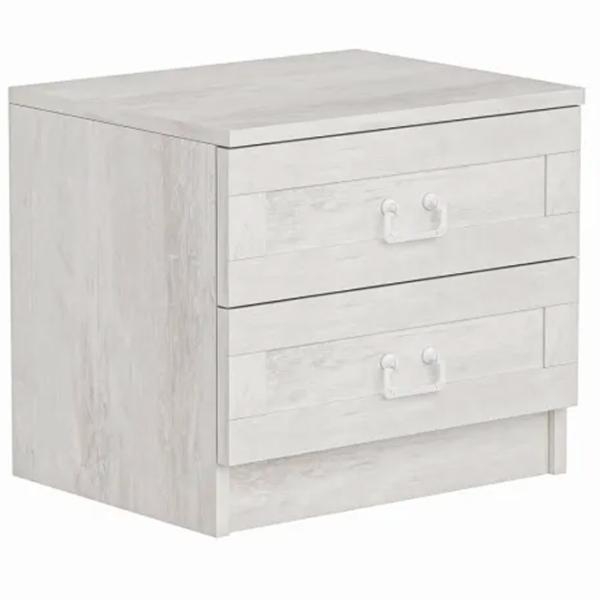 Noptiere Trendy Kale 40 x 54 x 47 / Lemn / White photo 1