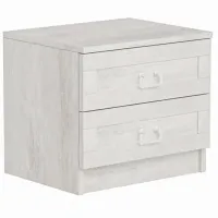 Noptiere Trendy Kale 40 x 54 x 47 / Lemn / White