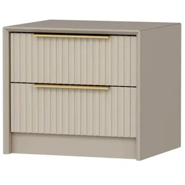 Noptiere Trendy Kale Luxe 45 x 53 x 45 / / Cream photo 2
