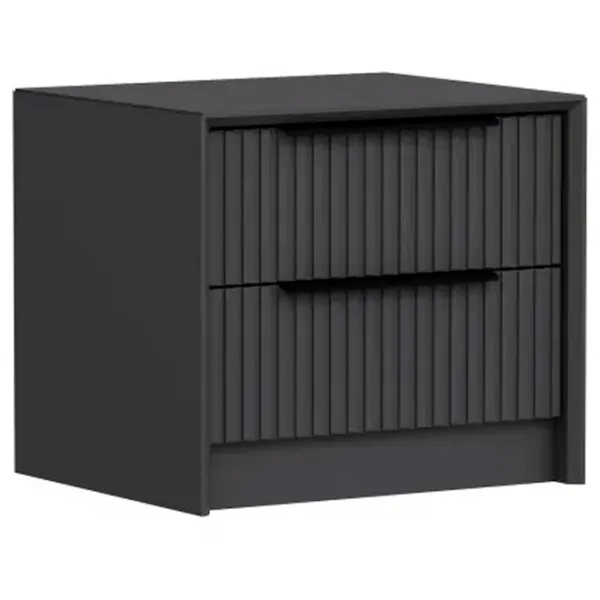 Тумбочки Trendy Kale Luxe Soft 53 x 45 x 45см / / Антрацит photo 1