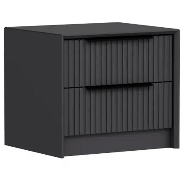 Тумбочки Trendy Kale Luxe Soft 53 x 45 x 45см / / Антрацит photo 1