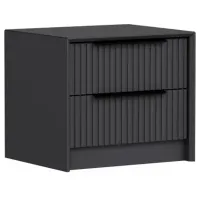 Тумбочки Trendy Kale Luxe Soft 53 x 45 x 45см / / Антрацит