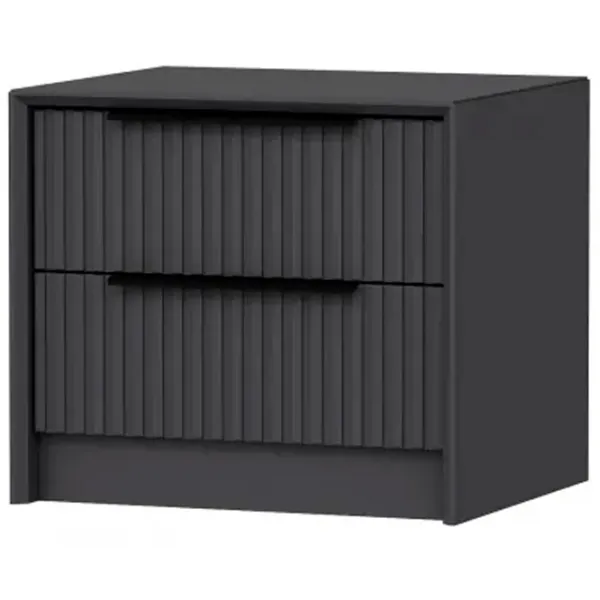 Тумбочки Trendy Kale Luxe Soft 53 x 45 x 45см / / Антрацит photo 2