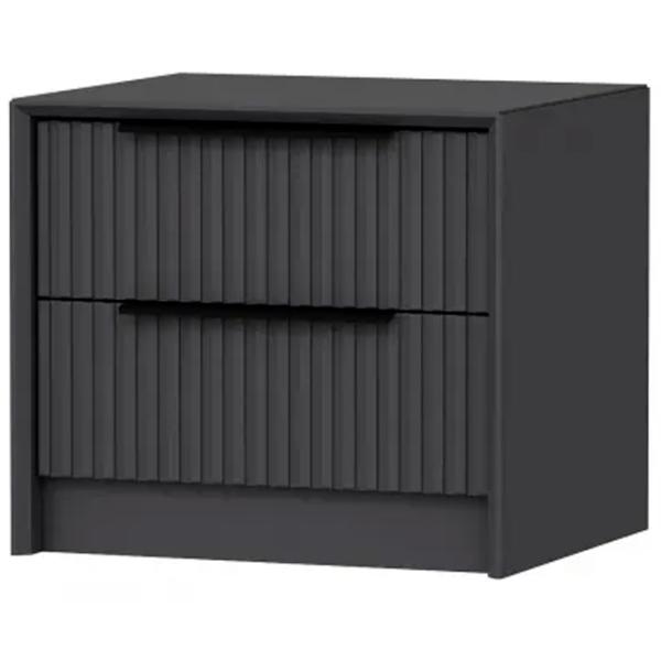 Тумбочки Trendy Kale Luxe Soft 53 x 45 x 45см / / Антрацит photo 2
