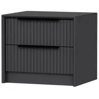 Тумбочки Trendy Kale Luxe Soft 53 x 45 x 45см / / Антрацит photo 2