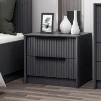 Тумбочки Trendy Kale Luxe Soft 53 x 45 x 45см / / Антрацит photo 4