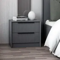 Тумбочки Trendy Kale Luxe Soft 53 x 45 x 45см / / Антрацит photo 5