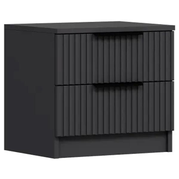 Noptiere Trendy Kale Plus 40 x 54 x 47 / Lemn / Antracite photo 1