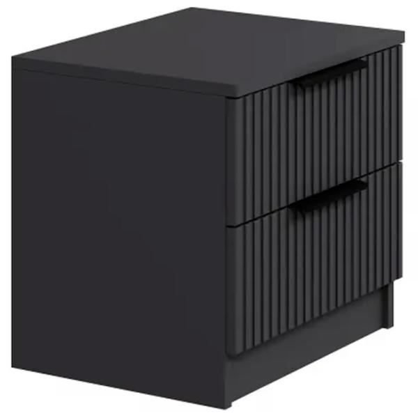 Noptiere Trendy Kale Plus 40 x 54 x 47 / Lemn / Antracite photo 2