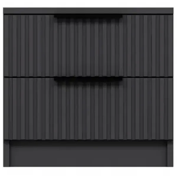 Noptiere Trendy Kale Plus 40 x 54 x 47 / Lemn / Antracite photo 3
