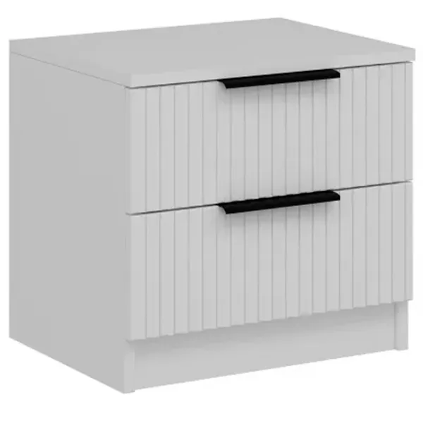 Noptiere Trendy Kale Plus 40 x 54 x 47 / Lemn / White photo 1