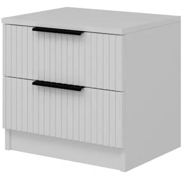Noptiere Trendy Kale Plus 40 x 54 x 47 / Lemn / White photo 2