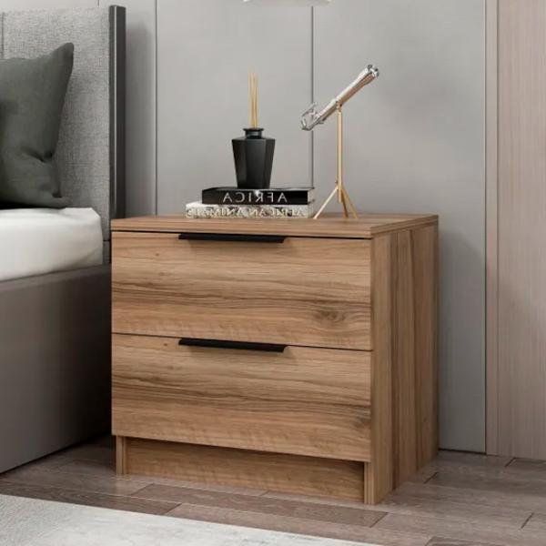 Noptiere Trendy Kale Plus 40 x 54 x 47 / Lemn / Sonoma Oak photo 6
