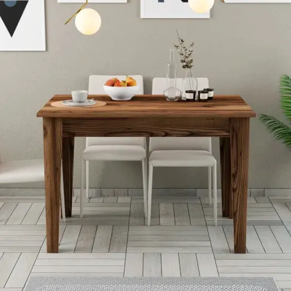 Кухонный стол зафиксированный Trendy Kiev ДСП/ Коричневый photo 3